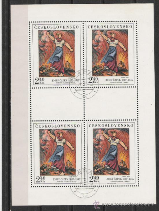 Sellos: CHECOSLOVAKIA HOJA BLOQUE - Foto 1
