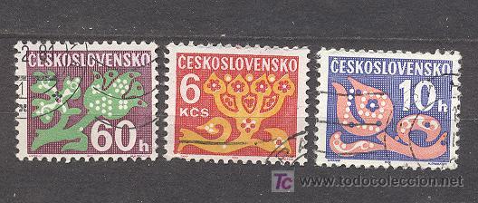 Sellos: CHECOSLOVAKIA, LOTE DE 3 SELLOS - Foto 1