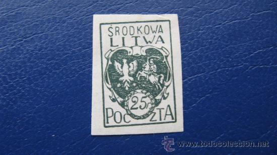 Sellos: 1920 lituania central, yvert 23 - Foto 1