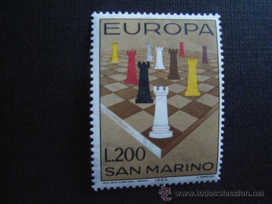 Selos: SAN MARINO N&ordm; YVERT 654*** A&Ntilde;O 1965. TEMA EUROPA