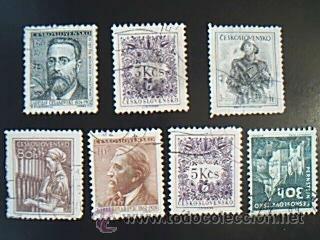 Sellos: Lote 7 sellos de CESKOSLOVENSKO - Foto 1