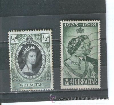 Sellos: SELLOS GIBRALTAR 1953 - Foto 1