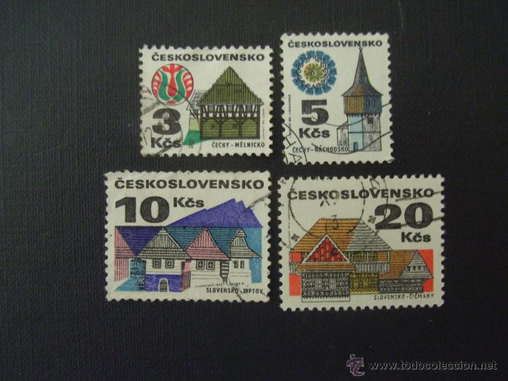 Briefmarken: CHECOSLOVAQUIA N&ordm; YVERT 1920/3* A&Ntilde;O 1972. CONSTRUCCIONES ANTIGUAS.SERIE USADA