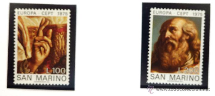 Sellos Nuevo 22 Valores-MNH Valor 1975 San Marino Pradal Marino Año Completo 