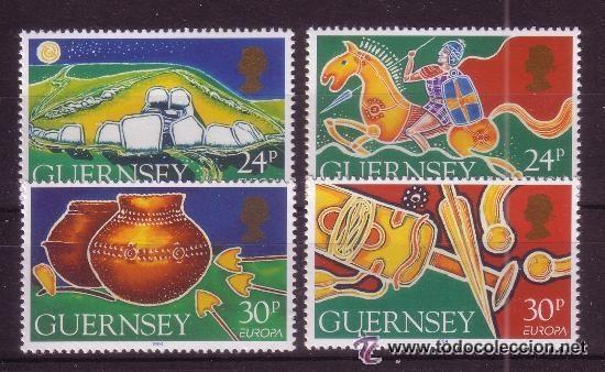Selos: GUERNESEY / GUERNSEY - A&Ntilde;O / YEAR / ANN&Eacute;E 1994 YVERT N&ordm; 643/46 ** MNH - EUROPA - LOS DESCUBRIMIENTOS