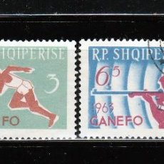 Sellos: ALBANIA. 1964. SERIE: GANEFO,CAMPEONATOS DJAKARTA,INDONESIA *,MH. Lote 52424792