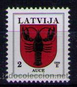 Sellos: LETONIA 1998 - ESCUDOS - YVERT N&ordm; 439 - Foto 1