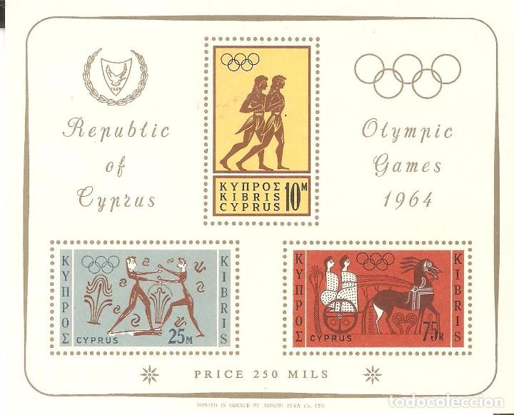Briefmarken: CHIPRE,1964,HOJITA CAT.YT. BF2