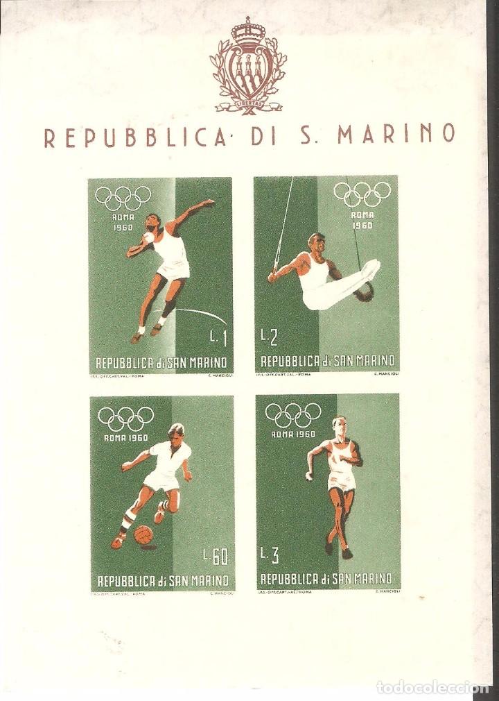 Briefmarken: SAN MARINO,1960.HOJITA CAT.MI. BL 5