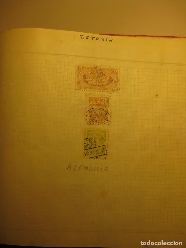 Sellos: LAMINA CON SELLOS DE LETONIA - Foto 1