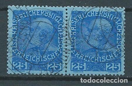 Sellos: Chipre, Rethymno, 1908 - 14, yvert 18 pair, usado - Foto 1