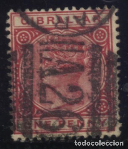 Sellos: S-00477- GIBRALTAR. ONE PENNY. - Foto 1