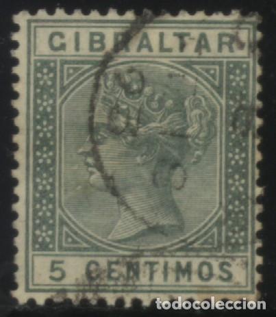 Sellos: S-00483- GIBRALTAR. 5 CENTIMOS. - Foto 1