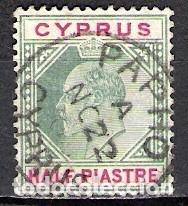 Sellos: CHIPRE 1903 - USADO - Foto 1