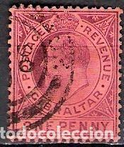 Sellos: GIBRALTAR 1903 - USADO - Foto 1