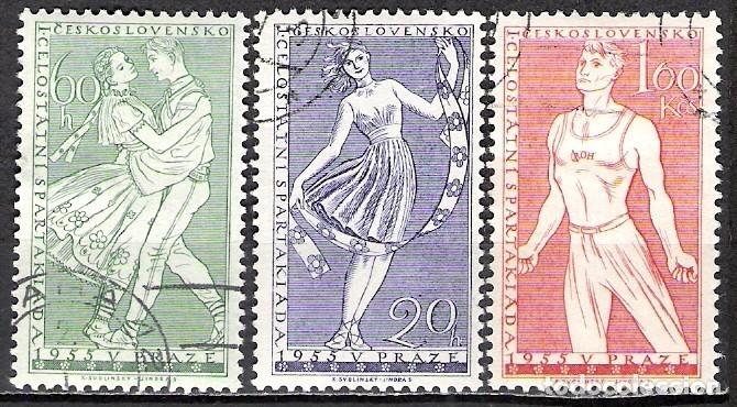 Sellos: CHECOSLOVAQUIA 1955 - USADO - Foto 1