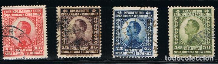 Stamps: SERBIA - LOTE DE 4 SELLOS - PERSONAJE (USADO) LOTE 2