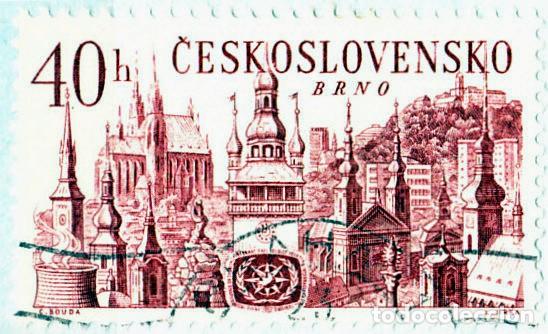 Selos: 1967 - CHECOSLOVAQUIA - A&Ntilde;O INTERNACIONAL DEL TURISMO - BRNO - YVERT 1540