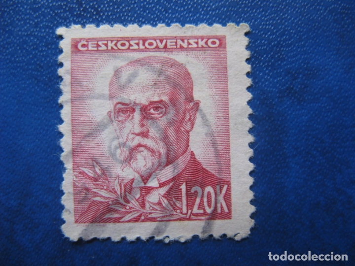 Briefmarken: checoslovaquia, 1945 masaryk,  Yvert 407
