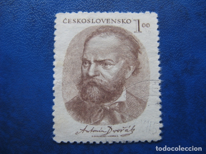 Francobolli: checoslovaquia, 1951 festival internacional de musica, Yvert 578