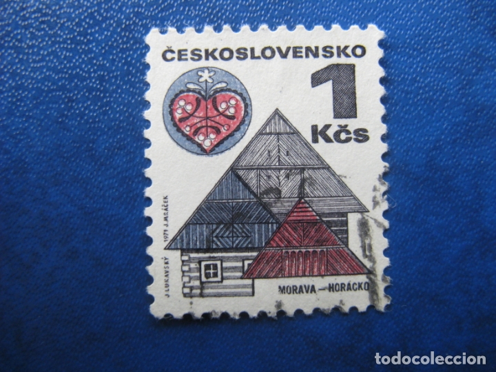 Briefmarken: checoslovaquia, 1971 edificios, Yvert 1831