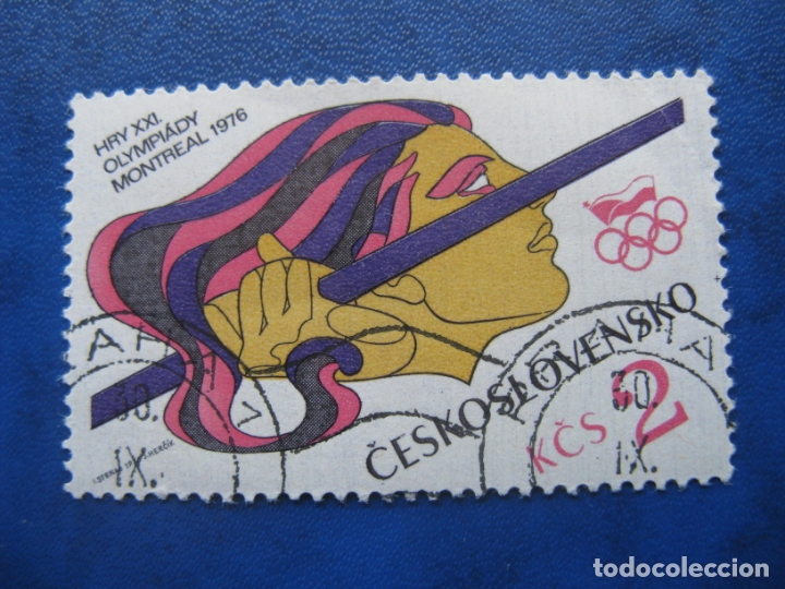 Selos: checoslovaquia, 1976 juegos olimpicos de montreal, Yvert 2152