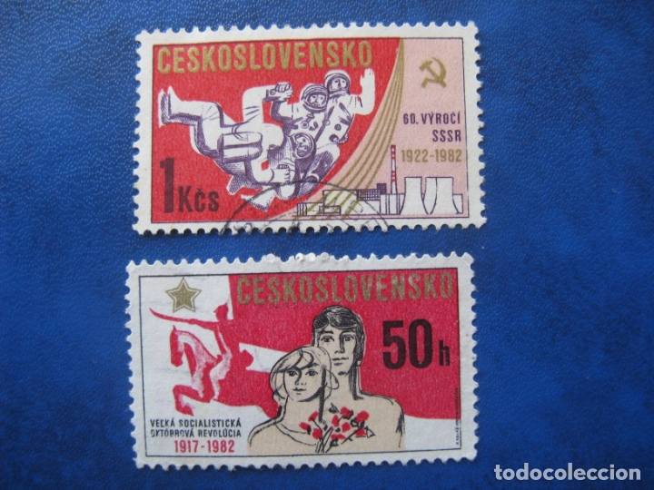 Selos: checoslovaquia, 1982 Yvert 2505/6