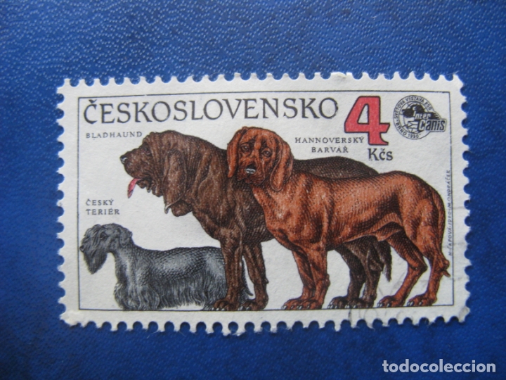 Stamps: checoslovaquia, 1990 perros