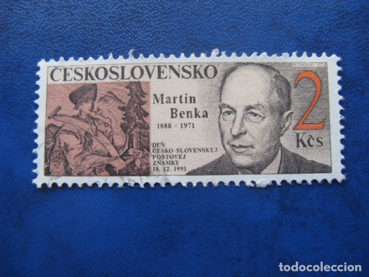 Timbres: checoslovaquia, 1991 martin benka