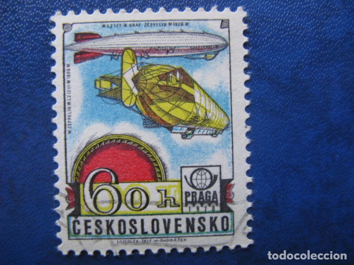 Selos: checoslovaquia, 1977 historia de la aviacion, Yvert 2232
