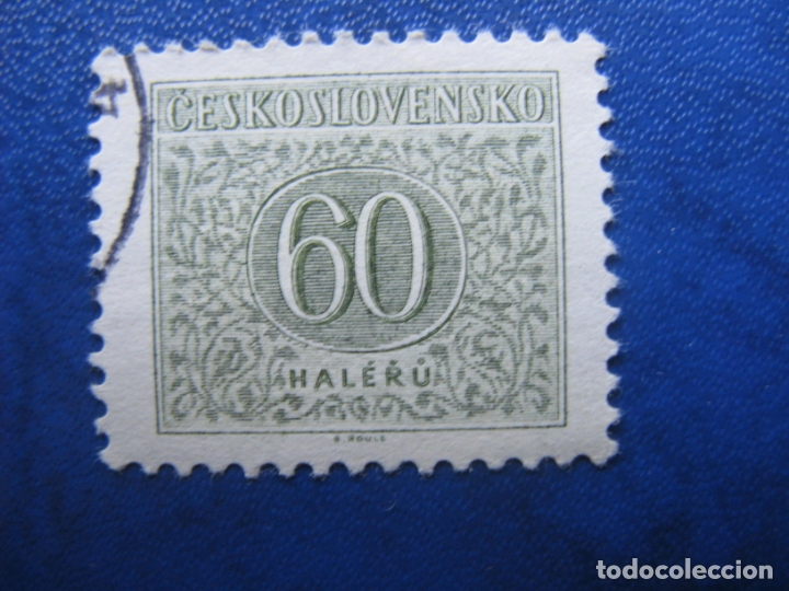 Sellos: checoslovaquia, 1954 sello de tasa Yvert 83