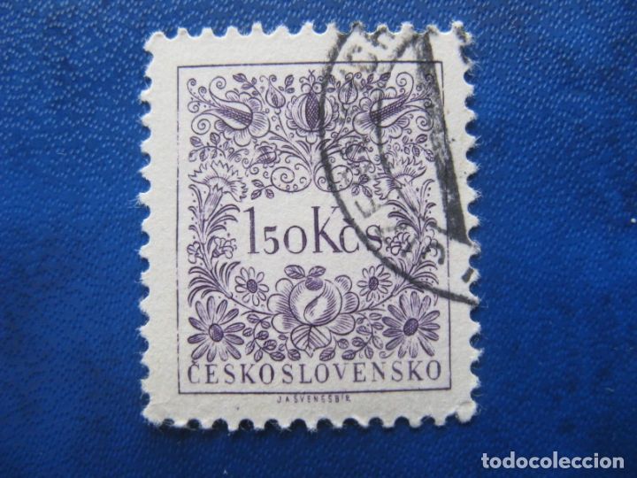Selos: checoslovaquia, 1954 sello de tasa Yvert 87