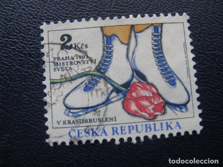 Sellos: rep. checa, 1993 sello usado - Foto 1