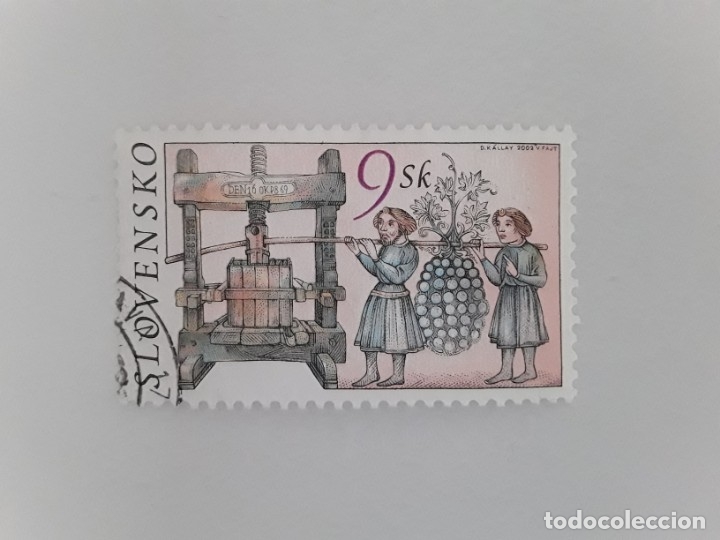 Sellos: SLOVENSKO SELLO USADO - Foto 1