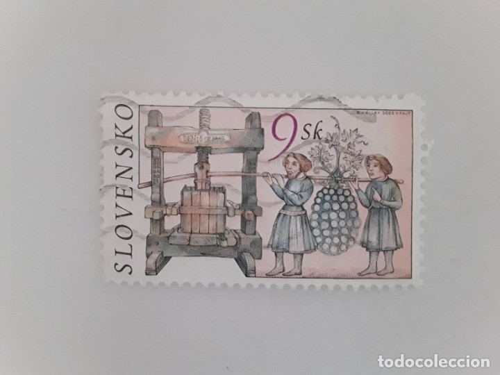 Sellos: SLOVENSKO SELLO USADO - Foto 1