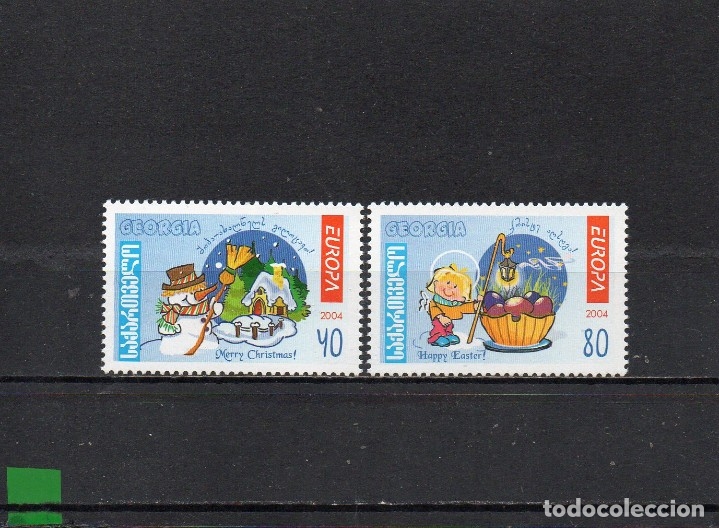 Sellos: GEORGIA 2004, YVERT 357-58, MNH-SC - Foto 1