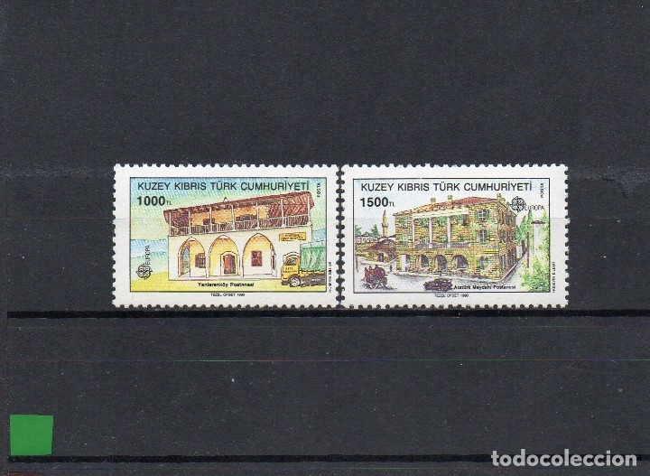 Sellos: CHIPRE TURCO 1990, 252-53, MNH-SC - Foto 1