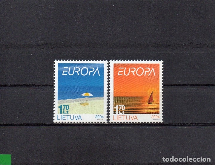Sellos: LITUANIA 2004, YVERT 736-37, MNH-SC - Foto 1
