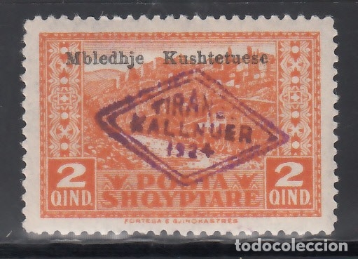 Stamps: ABANIA, 1924 YVERT N&ordm; 130  /*/