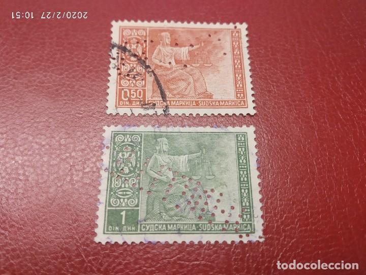 Stamps: SERBIA FISCAL JUDICIAL 1941 SEGUNDA GUERRA MUNDIAL WWII.