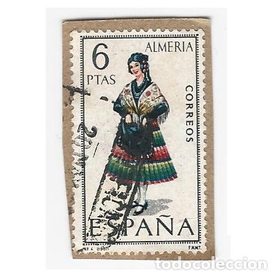Sellos: SELLO ESPA&Ntilde;A TRAJES REGIONALES ALMER&Iacute;A 6 PESETAS