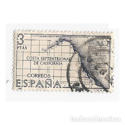 Stamps: SELLO ESPA&Ntilde;A 1967 COSTA SEPTENTRIONAL DE CALIFORNIA 3 PESETAS