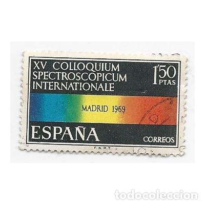 Timbres: SELLO ESPA&Ntilde;A 1969 XV COLLOQUIUM SPECTROSCOPICUM INTERNATIONALE 1,50 PESETAS