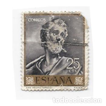 Briefmarken: SELLO ESPA&Ntilde;A SAN PEDRO GRECO 25 C&Eacute;NTIMOS