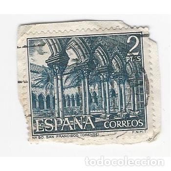 Sellos: SELLO ESPA&Ntilde;A SAN FRANCISCO ORENSE 2 PESETAS