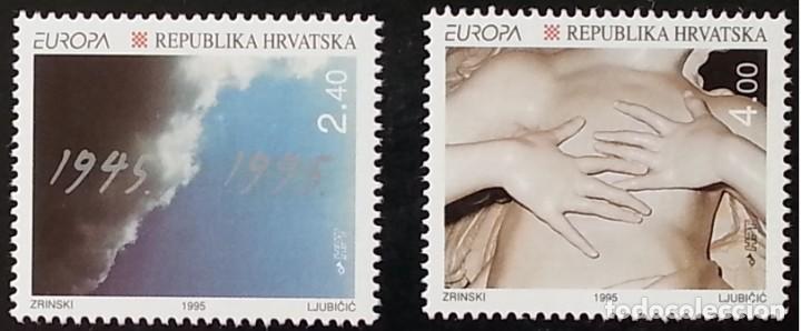 Sellos: CROACIA 1995 - EUROPA CEPT - YVERT N&ordm; 285/286**