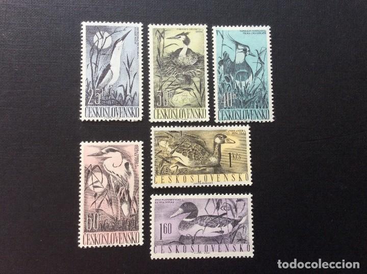 Selos: CHECOSLOVAQUIA N&ordm; YVERT 1109/4*** A&Ntilde;O 1960. AVES