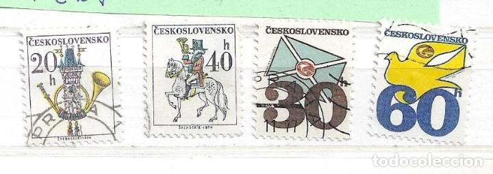 Sellos: 1974-Checoslovaquia . Emblemas Postales