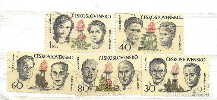 Sellos: 1973-Checoslovaquia . Combatientes y V&iacute;ctimas del fascismo y naciso alem&aacute;n durante la ocupaci&oacute;n
