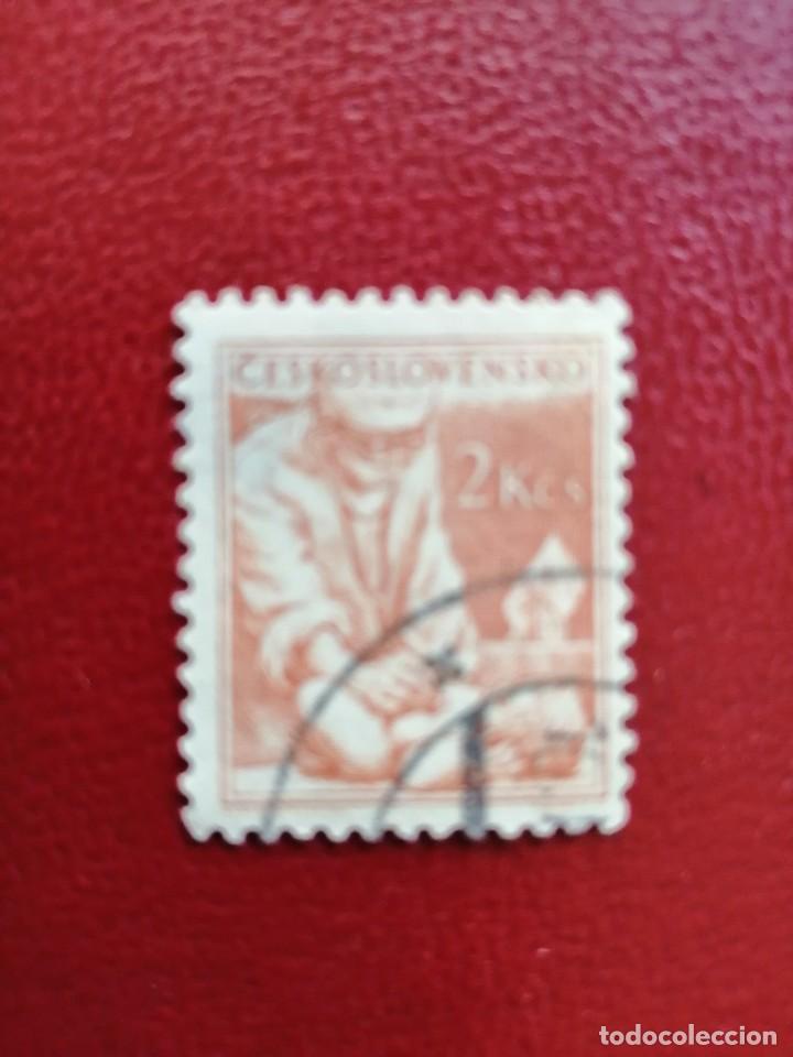 Selos: CHECOSLOVAQUIA - VALOR FACIAL 2 KCS - A&Ntilde;O 1954 - PROFESIONES: PEDIATRA
